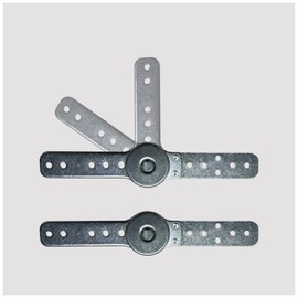 ANTEISI 2PCS Adjustable Angle Hinge，Sofa Bed Hinges，DIY Furniture Hinges，Sofa/Bed/Recliner Gear Adjustment Hardware 180 to 90 Degree(180 Degree Installation)