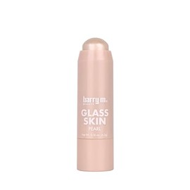 Barry M Glass Skin Highlighter Stick Multi Use Cream Highlighter Glossy Stick for Face Dewy Glow Lightweight Blendable Formula with Vitamin E - Pearl