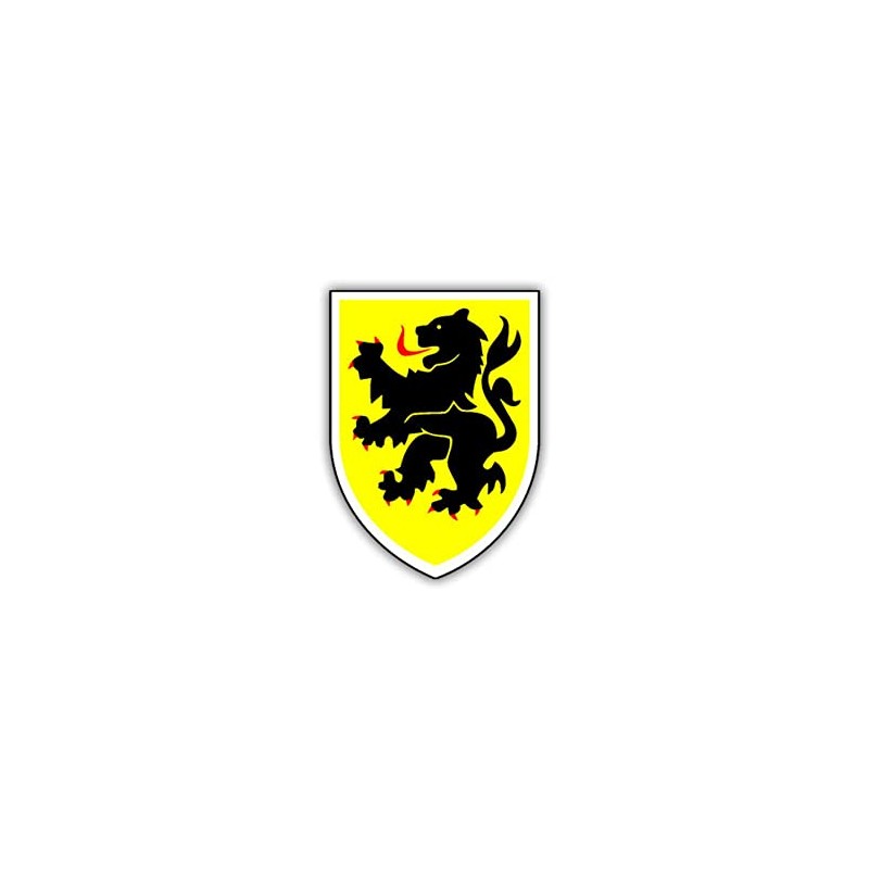 #A1022 Sticker 10 PzDiv BW Tank Division Crest Badge 6