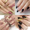 SILPECWEE 10 Rolls Metallic Nail Foil Holographic Nail Art Foil