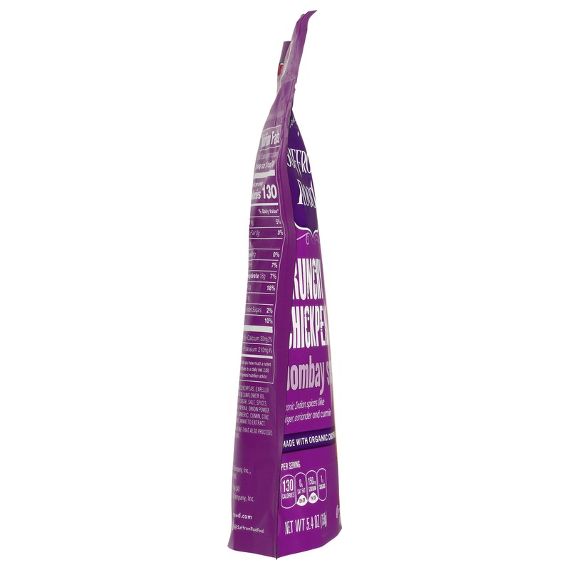 Saffron Road Bombay Spice Crunchy Chickpea Snack, 6oz - Gluten