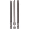 Bosch 260700176189 mm Extra Hard Screwdriver Bit (Set of 3)
