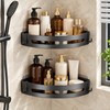 Corner Shower Caddy for Bathroom Storage – No-Drill Wall-Mounted Shelf