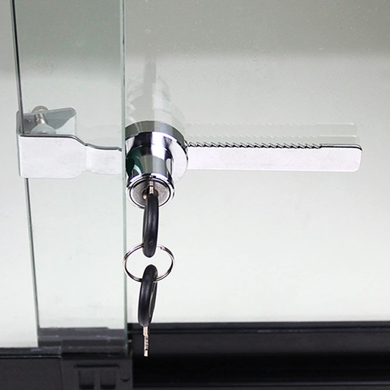16 Pack Sliding Glass Door Ratchet Lock With Alike Keys,