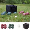 Bocce Ball Set Regulation Size - Lawn Game for Backyard