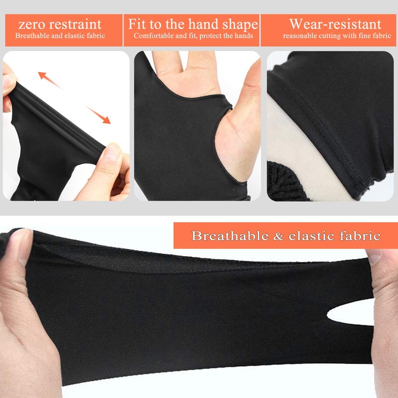 Generic Drawing Glove, Artist Glove Art Glove 2‑Finger Anti Mistouch