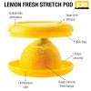 Joie Fresh Stretch Lemon Pod Food Storage Container for Cut
