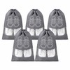 5-Piece Waterproof Shoe Storage Bag Set – Large Capacity Travel