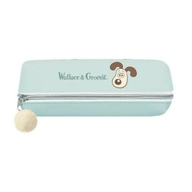 Wallace and Gourmit 2 Room Pen Case, Green