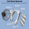 Hiorucet 12 Inch Wall Mounted Shutter Exhaust Fan for Garage,