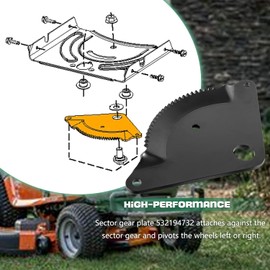 532194732 Steering Gear Rebuild Kit Replacement for Husqvarna, Craftsman, Poulan, Weedeater, AYP Lawn Mowers & Tractors