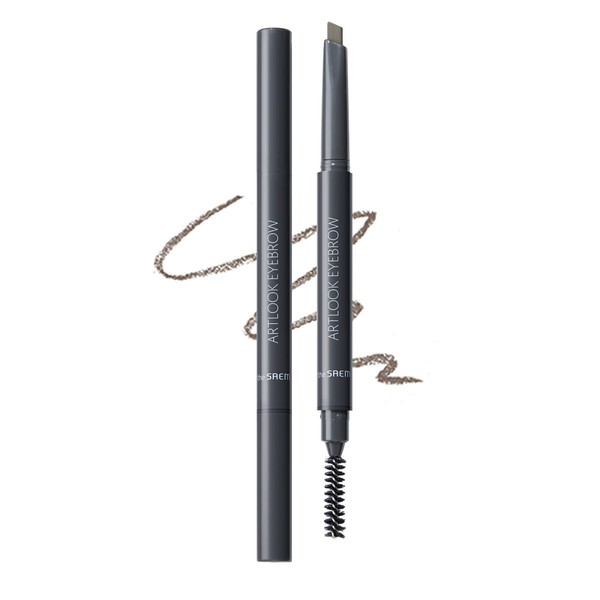 The Saem Japan Official Art Look Eyebrow 06 Ash Brown