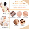 Juego Esponjas Exfoliantes Corporales Lufa Natural Almohadillas Guante Exfoliante Limpieza