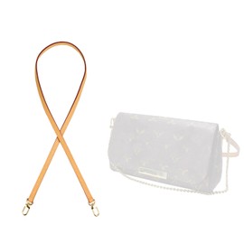 jiesinlov Vachetta Leather Replacement Shoulder Strap for Handbag (Beeswax Double Buckle Width: 1.1 cm, Length: 90 cm)