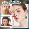 NBEADS 150 Pcs Alloy Spacer and Dreadlock Hair Beads -