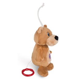 NICI Music Box FC Bayern Munich Bear Berni 18 cm - Cuddly Fan Item for Attaching to Pram or Cot, Cute Cuddly Toy for Babies and Toddlers, 49082, Great Gift Idea, Brown