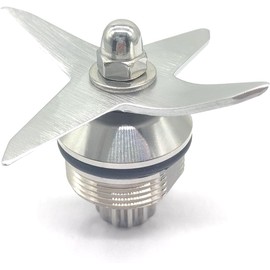 Cuchilla de mezcladora compatible, 4 hojas de acero inoxidable