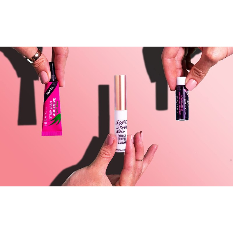 Kiss I Envy Strip Eyelash Adhesive Black with Aloe KPEG02A
