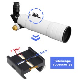 EMSea Dovetail Base Aluminium Alloy Compatible with Celestron C8/C8HD/C925/C11HD Compatible with SKYRVER 80ED/100ED/102ED/130APO Finder Scope