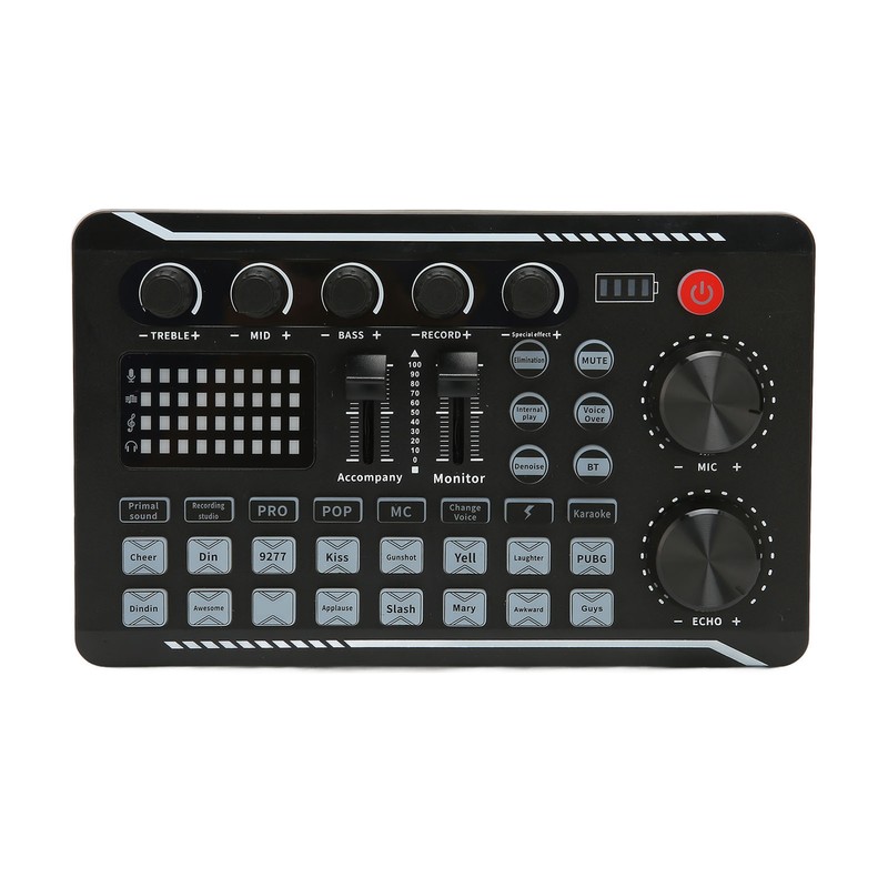 Sound Mixer Multiple Sound Effects Voice Change Live Broadcast Sound