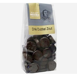 Meenk Drie Dubbel Zout 3-Ply Salted Salt Liquorice 180 g