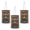 Beistle Tiki Paper Lanterns, 9-Inch, Multicolor