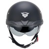 VCOROS Half Helmets Motorcycle VHF04 Open Face Sun Visor Quick