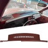 HECASA Molded Dashboard Compatible with 1988-1994 C1500 C2500 C3500 Pickups/K1500 2500 3500 Chevy Suburban Yukon, 1992-1994 Blazer Dash Cover Cap Overlay (Garnet)