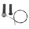 2PCs Twist Throttle Cable Handle Accelerator Handle Grips Replacement for