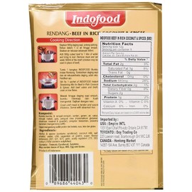 Indofood Bumbu Rendang (Beef in Chilli and Coconut Mix) - 1.60z (Pack of 6)