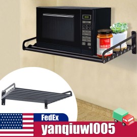 CNCEST Wall Mount Microwave Oven Bracket Kitchen Storage Cooker Holder Shelf 20*15.6"