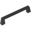 Silverline Hardware Contemporary Style Kitchen Cabinet Pull Handles w/Screws, Black,