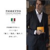Fioretto Men's Bi-fold Wallet with Italian Leather, Folding Wallet, Present,