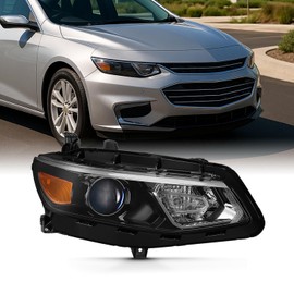 AKKON - For 2016-2018 Chevy Malibu Passenger Side Projector Headlight Assembly OEM Housing Clear Lens