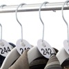 2 Sets of Round Numbered Tags 1-300, Double-Sided Plastic Coat