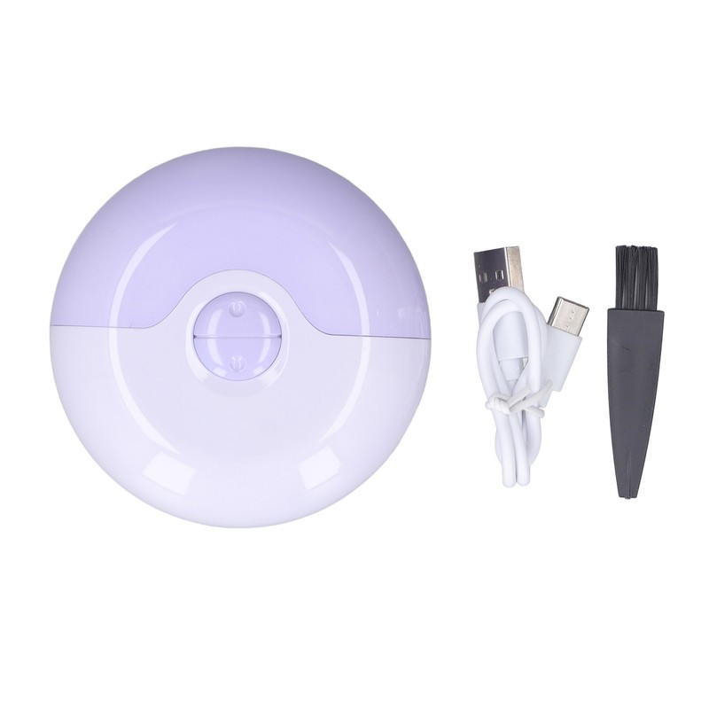 Electric Nail Clipper Round Anti Pinch USB Rechargeable Safety Electric