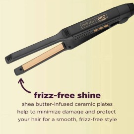 Conair Ultra-High Heat Shea Butter-Infused Flat Iron, 0.5-inch, Slim Plates