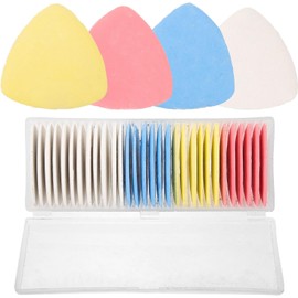 Zerodeko Tiza de Sastre para Coser 30 Unidades Triangulares Resistentes para Marcar Telas y Proyectos de Costura Color Aleatorio