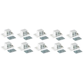 MPJ Extra Strong High Magnetic Catch - White/Nickel (10)