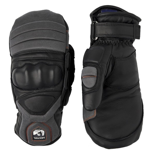 Hestra Impact Racing Sr. Mitt - Black/Flame Red - 10