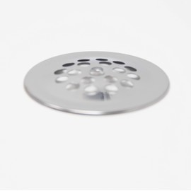 PF WaterWorks Bathtub/Bath Tub Drain Shoe Grid/Strainer Cover with Matching Screw;Chrome; PF0915-CH