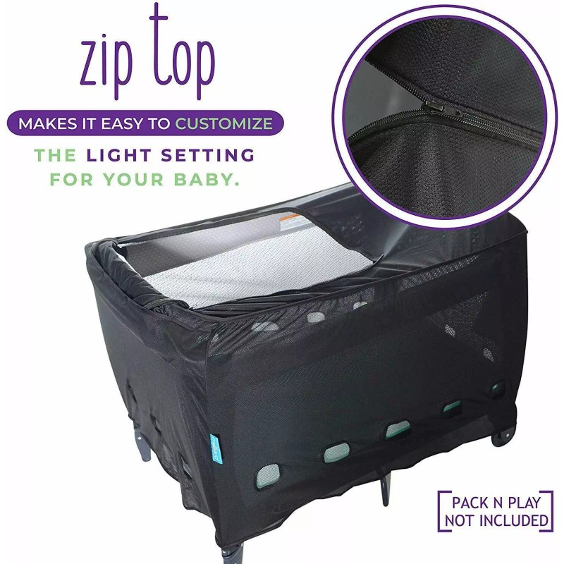 Milliard Darkening Tent for Pack N Play, Baby Playard Canopy
