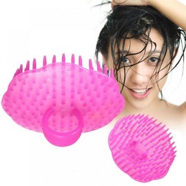Shampoo Massage Brush Scalp Bathroom Bath Spa Hair Comb Brush FU00014 random 100ea
