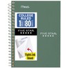 Five Star Spiral Notebook, 1 Subject, College Ruled Paper, 4-3/8"