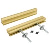 Peaha 10 Pack Adjustable Cabinet Pulls Overall length 102mm(4inch) Matte