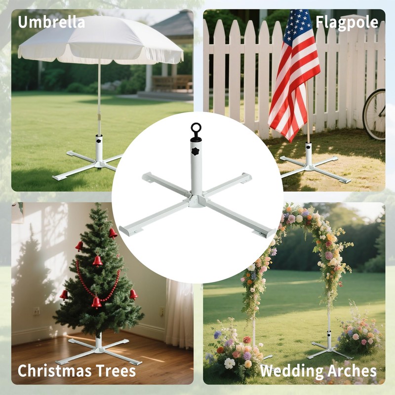 AMMSUN Foldable Portable Beach Umbrella Stand-Portable Patio Umbrella Base Holder,Outdoor
