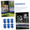 WOONEKY 8pcs Trampoline Pole End Caps Trampoline Cover Round Edge