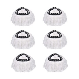 6 Pack Spin Mop Refill Replacement Head Compatible with Ocedar and Vileda,Mop Heads Replacement for Wrin Spin Mop,Microfiber Spin Mop Replace Heads