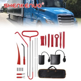 SHENKENUO For Freightliner Cascadia 23PC Emergency Car Unlock Tool Kit Repair Lock Out Set