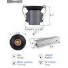 Adetu 2 Inch 5CCT Black LED Recessed Ceiling Light with